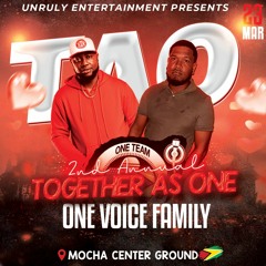 ONE VOICE AT TAO (CLUB ENVY) Selector Andre x Dj Jazzy