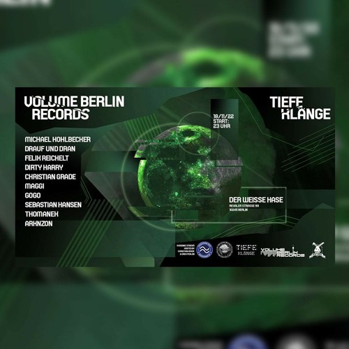 Volume Berlin Rec X Tiefe Klänge Dj Set Felix Reichelt @Der Weisse Hase 18.11.22