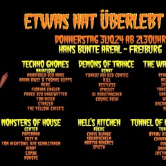 Schalltrauma B2B Tom Nightowl @ Etwas hat überlebt, Hans-Bunte-Areal, Freiburg, 31.10.24