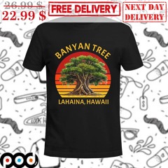 Banyan Tree Lahaina Hawaii Retro Vintage Shirt
