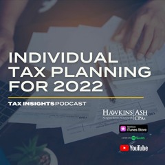 Individual Tax Planning For 2022