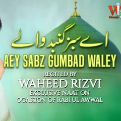 Aye Sabz Gumbad Wale  --  Tribute To Shaheed Amjad Sabri  --  Recited by Waheed Rizvi  -  2022