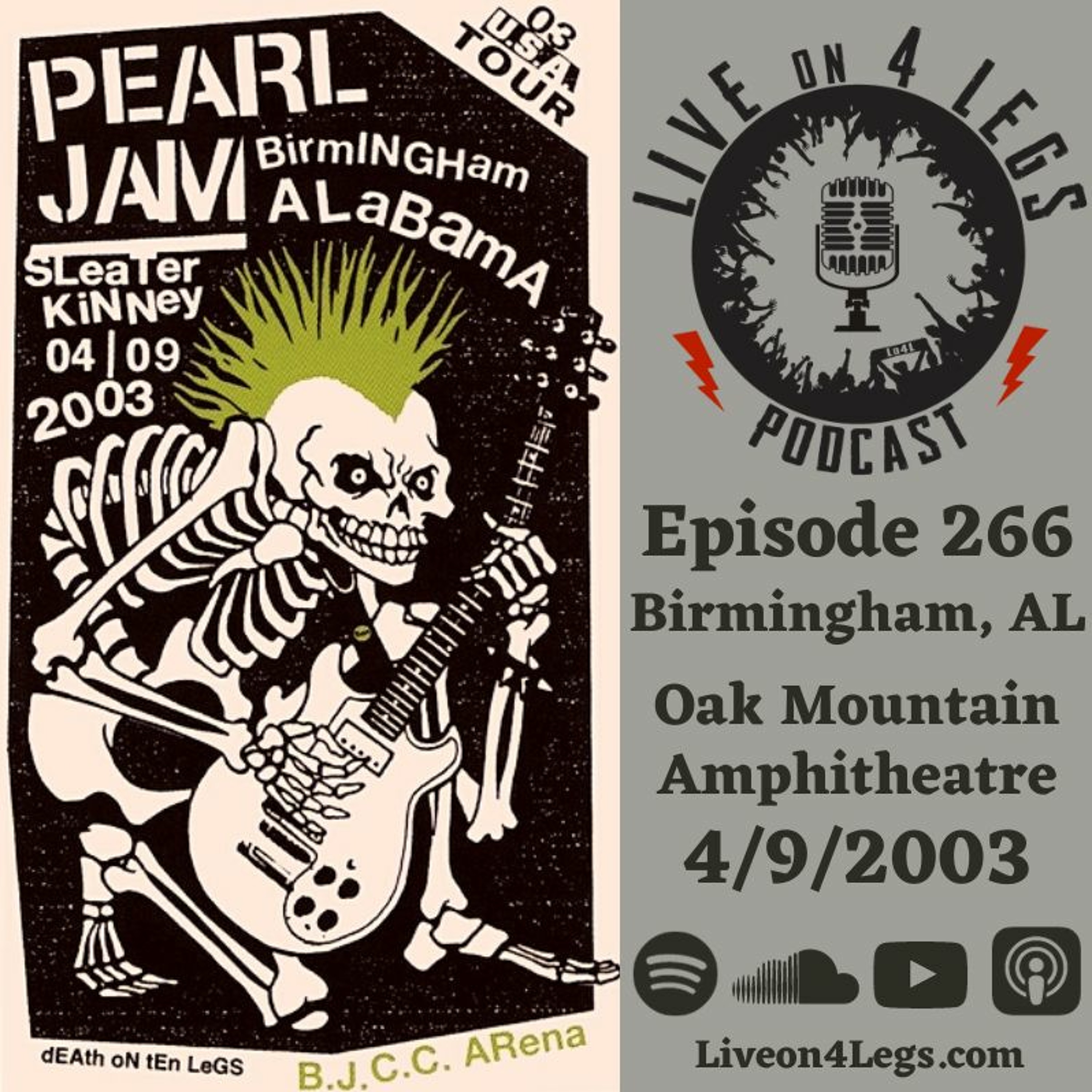 Live On 4 Legs: Pearl Jam Podcast