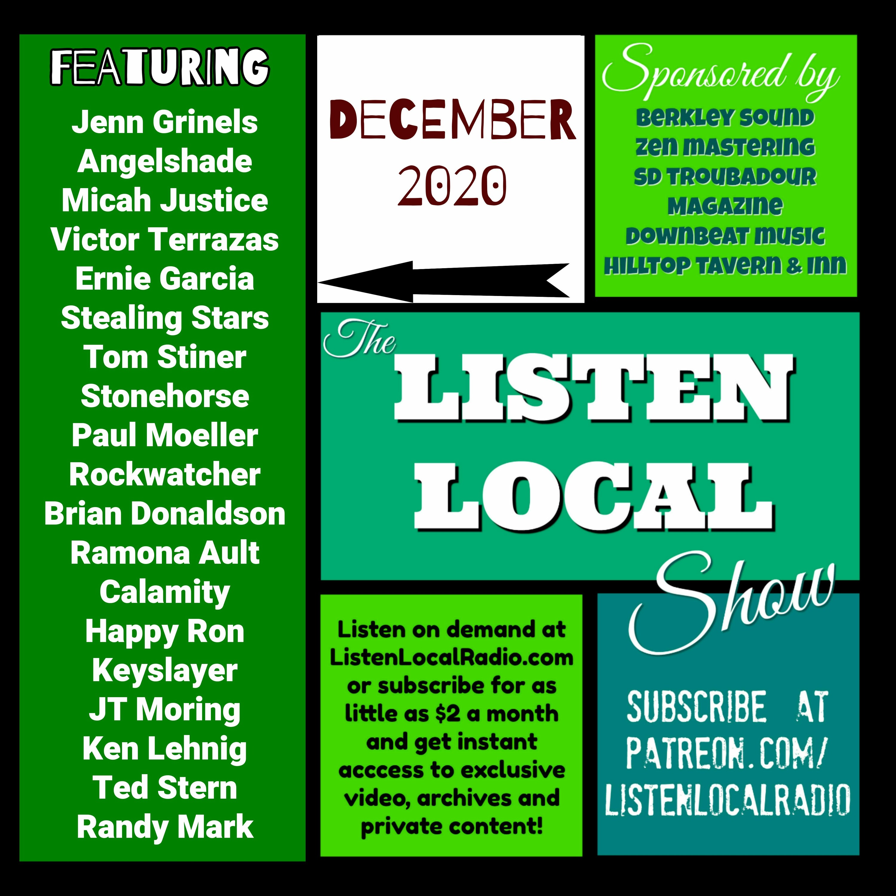 December 2020 Listen Local Show episode artwork