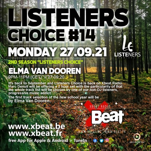 Listeners Choice #14 Elma Van Dooren 27.09.21 Xbeat RadioShow