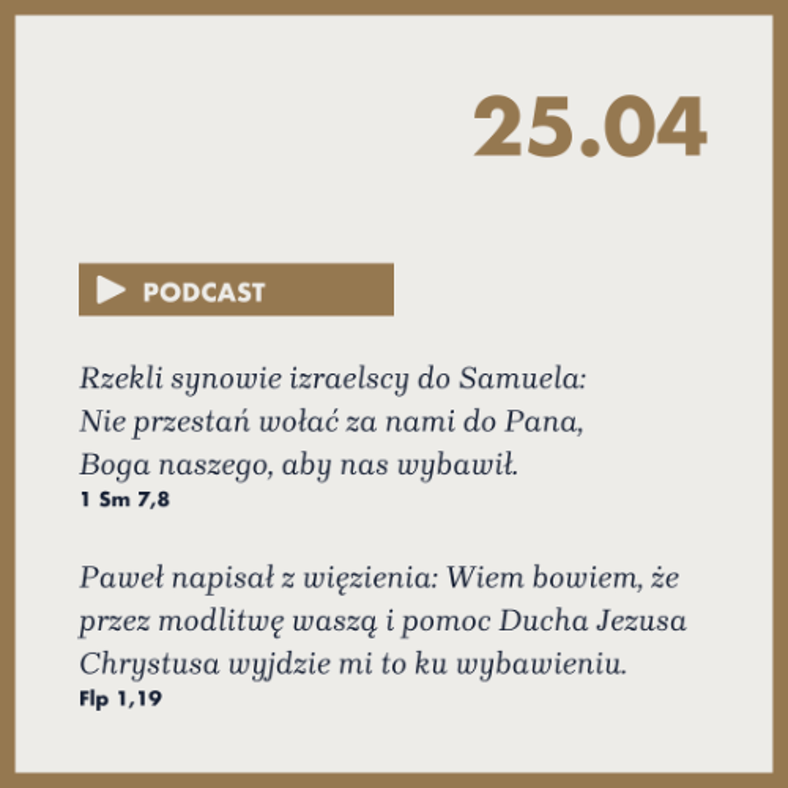 Poranek ze Słowem na 25 kwietnia 2025 episode artwork