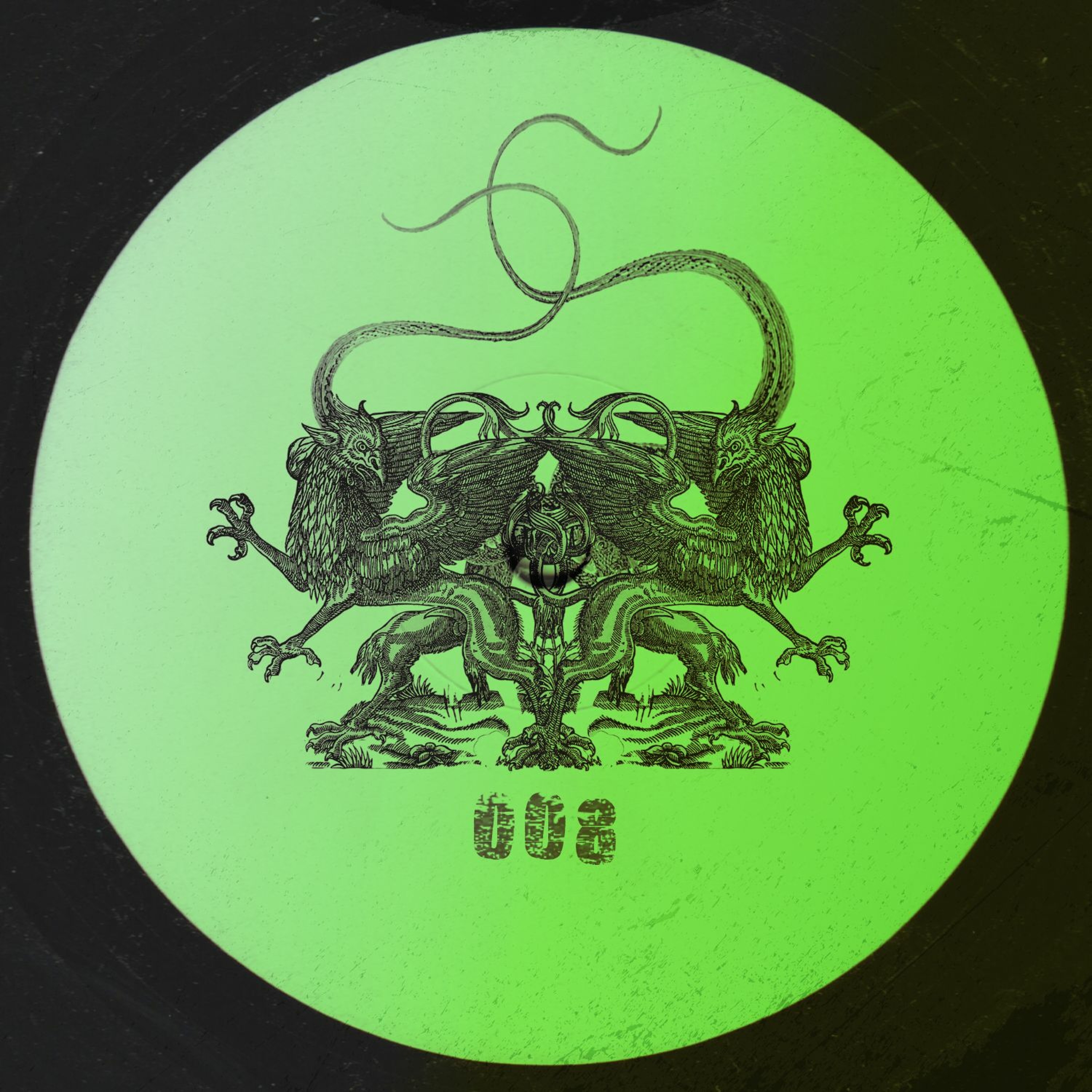 Chimera008. with bw on bandcamp EP episode artwork