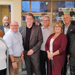 Inauguration du local électoral de Vincent Bourassa candidat à la mairie de Victoriaville