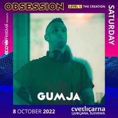 DJ Gumja live at ECO Festival - Obsession, Cvetlicarna, Ljubljana, Slovenia (08.10.2022)