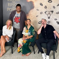 Cynthia Addai-Robinson, Charlotte Brandstrom & Trystan Gravelle with Hrishi K - The Rings of Power 2