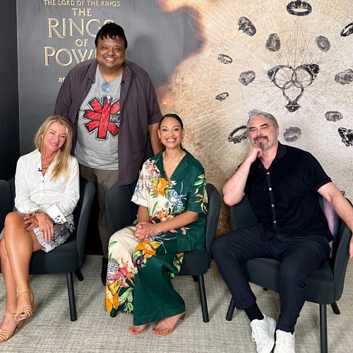 Cynthia Addai-Robinson, Charlotte Brandstrom & Trystan Gravelle with Hrishi K - The Rings of Power 2
