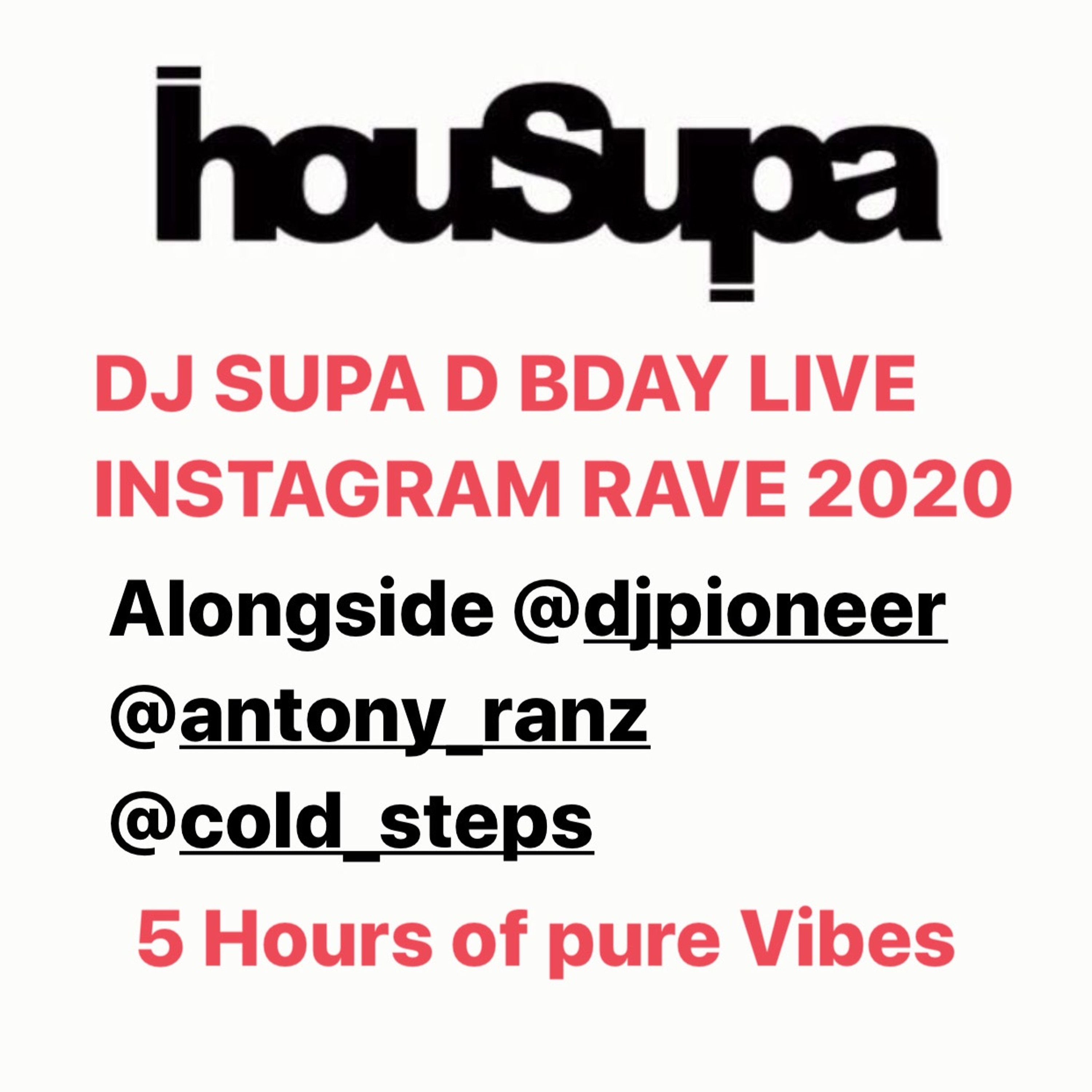 HOUSUPA SUPA D BDAY 2020 LIVE PT2