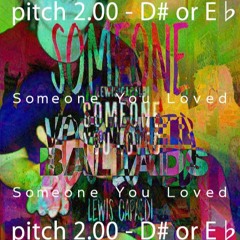 Someone You Loved (Feat. Lewis Capaldi) [Power Ballad Soft Slow Rock Song] (pitch 2.00 - D# or E♭)