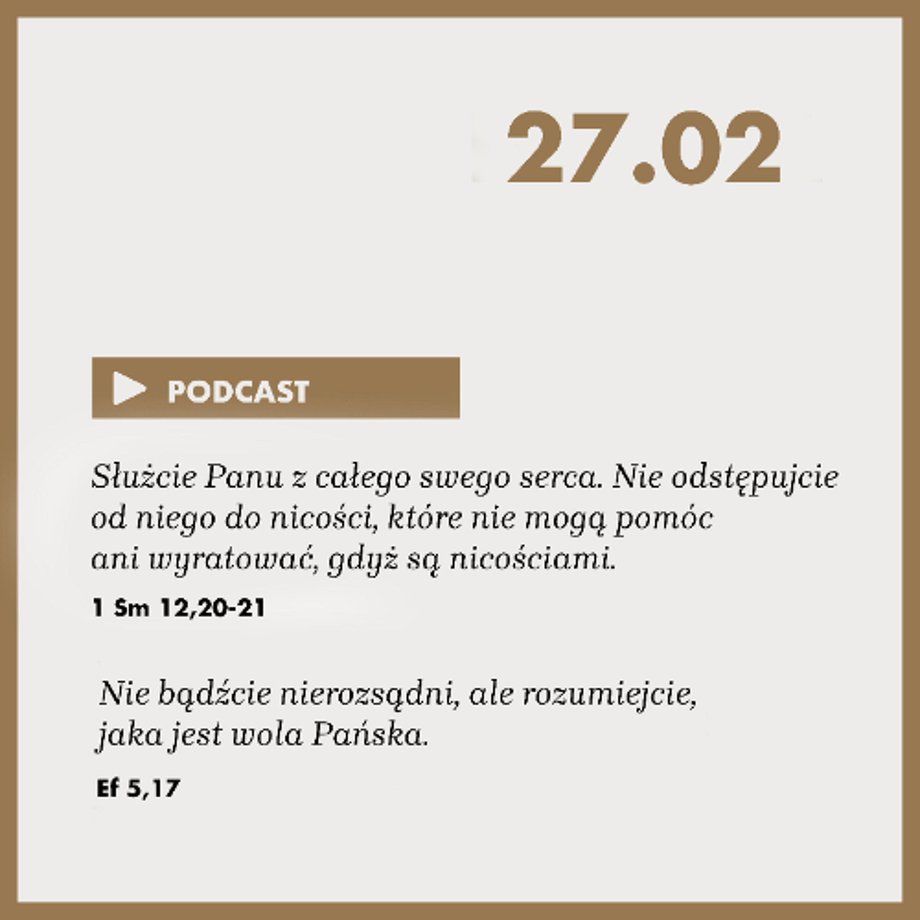 Poranek ze Słowem na 27 lutego 2025 episode artwork