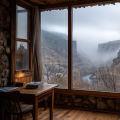 Fog Between the Cliffs