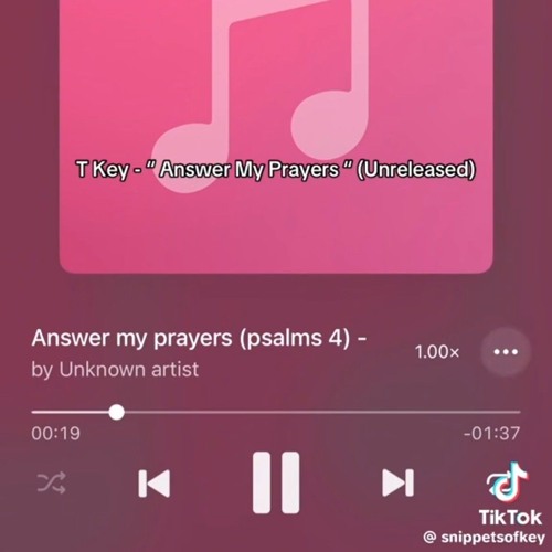 Lil Tony - Answer My Prayers (Psalms 4) (Unreleased Snippet)