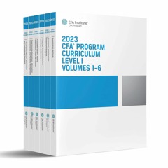Free read✔ 2023 CFA Program Curriculum Level I Box Set