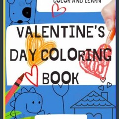 ebook read pdf 🌟 Simply Bright Bold and Easy Valentine's Day Coloring Book for Kids 1-3: Simple an