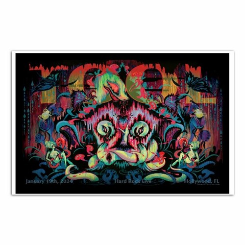 Stream Tool Hard Rock Live Hollywood, FL 1192025 Poster by Hoolatee