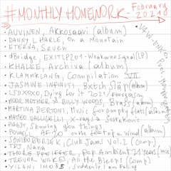 Monthly homework - February 2021