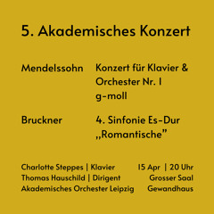 5. Akademisches Konzert 15.4.24 - Mitschnitt