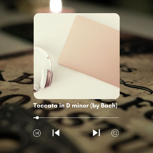 Toccata in D minor (by Bach) - Bach