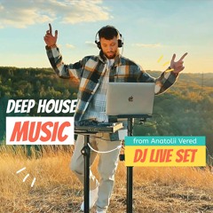 Melodic Deep House & Techno Mix. Dj Live Set. Sunset on a Mountain in Ukraine