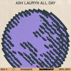 Ash Lauryn live @ Nowadays Nov 3 2019