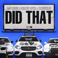 DID THAT feat.(Kay Lions)