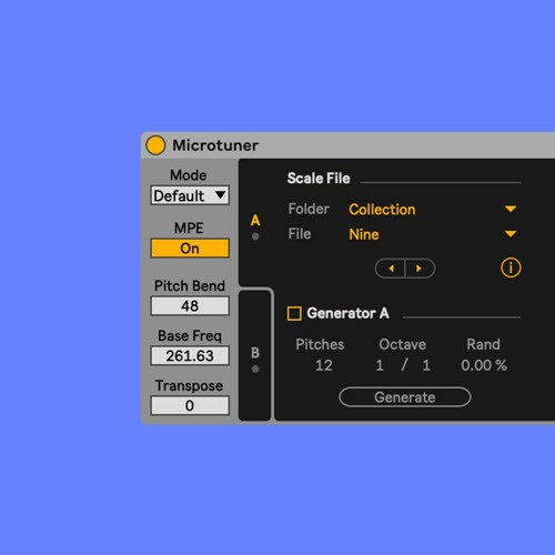 Microtuner by Ableton