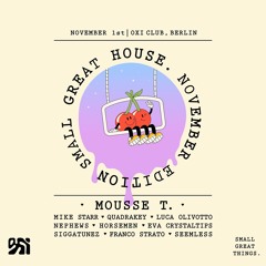 Franco Strato @ Small Great House at Oxi, Berlin 4.11.2025