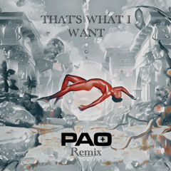 THAT’S WHAT I WANT - LIL NAS X [PAO Remix]
