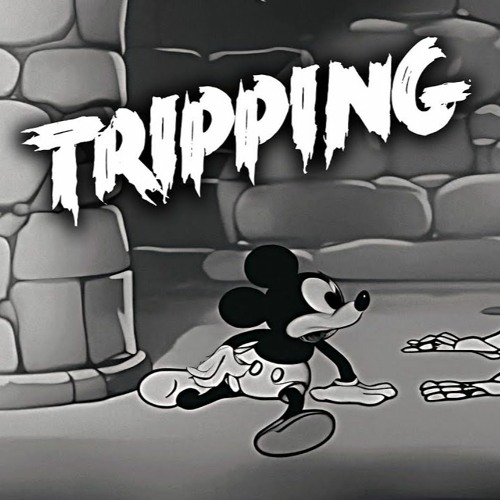 Art of Minimal Techno Cartoon Tripping 2024 Mickey in the Ghost Town by RTTWLR