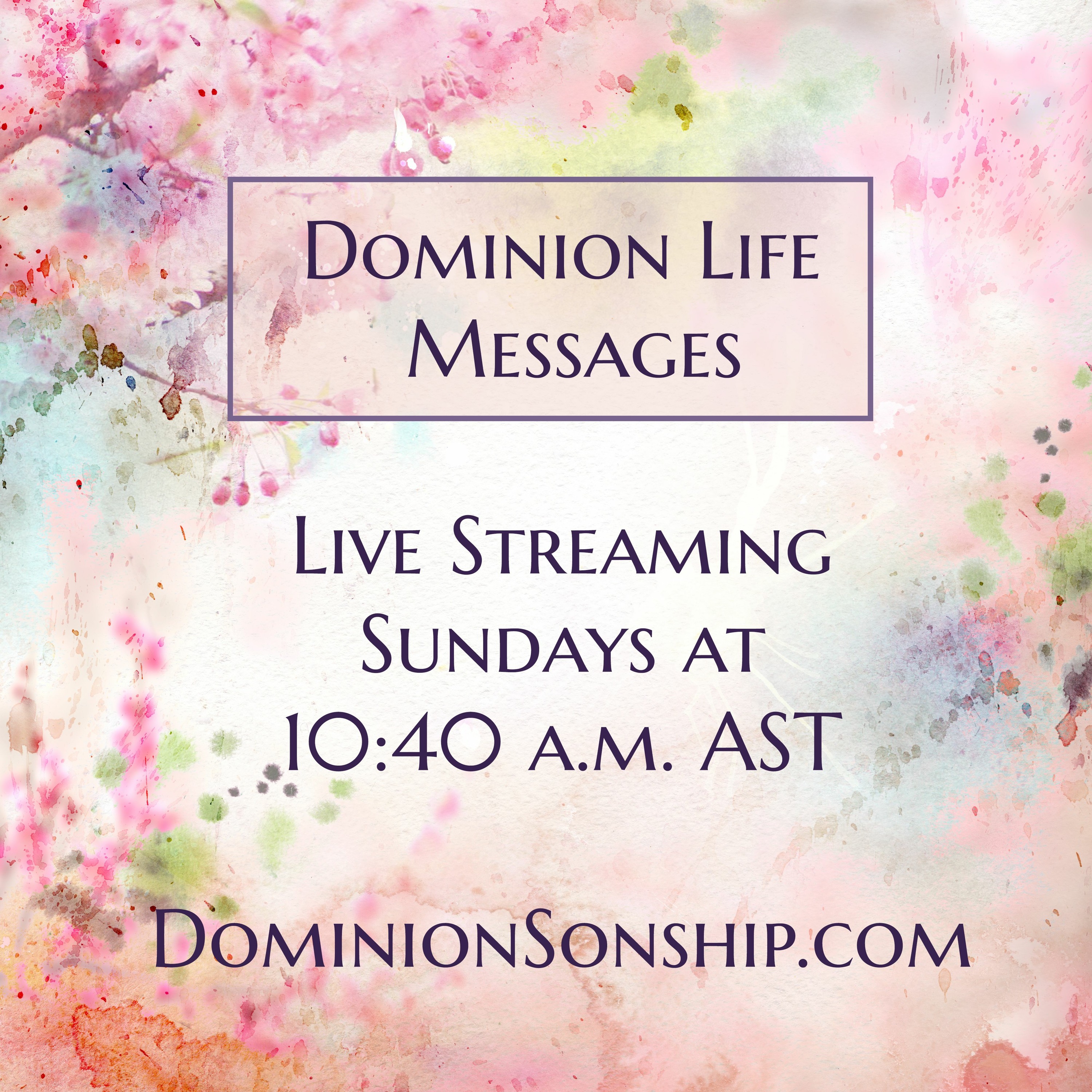The Dominion Of His Voice