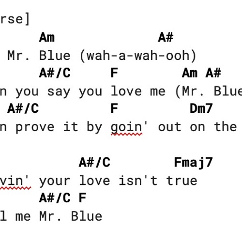 Mr. Blue