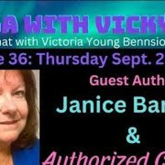 Fika With Vicky Welcomes Guest Janice Barrett - September, 2023