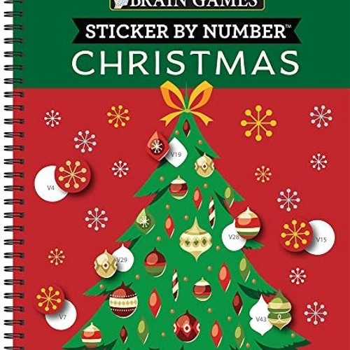 [VIEW] EBOOK 📗 Brain Games - Sticker by Number: Christmas (28 Images to Sticker - Ch