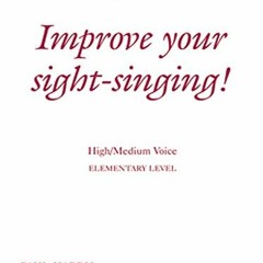 ( dBKP8 ) Improve Sight-Singing Hi/Med Voice Elementary Level (Faber Edition) by  Harris/Brewe ( sqb