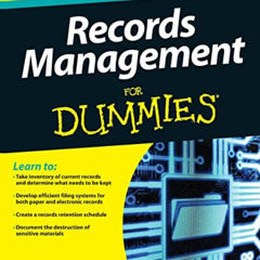 download KINDLE 📚 Records Management For Dummies by  CRM Blake Richardson &  John Cz