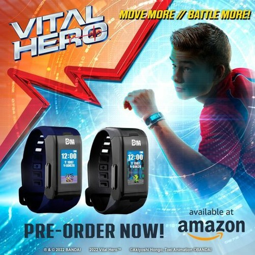 Vital Hero a gamified fitness wearable from Bandai Namco