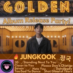 JUNGKOOK 정국 GOLDEN Album Release Party!