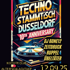 Übeltäter - live @ Techno Stammtisch D´Dorf im Koyote / Alter Schlachthof  (live Club Set 12.9.2025)