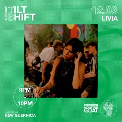 Livia | Hypnotic / Electronica / Techno | Tilt Shift Tuesday 12th Mar 2024