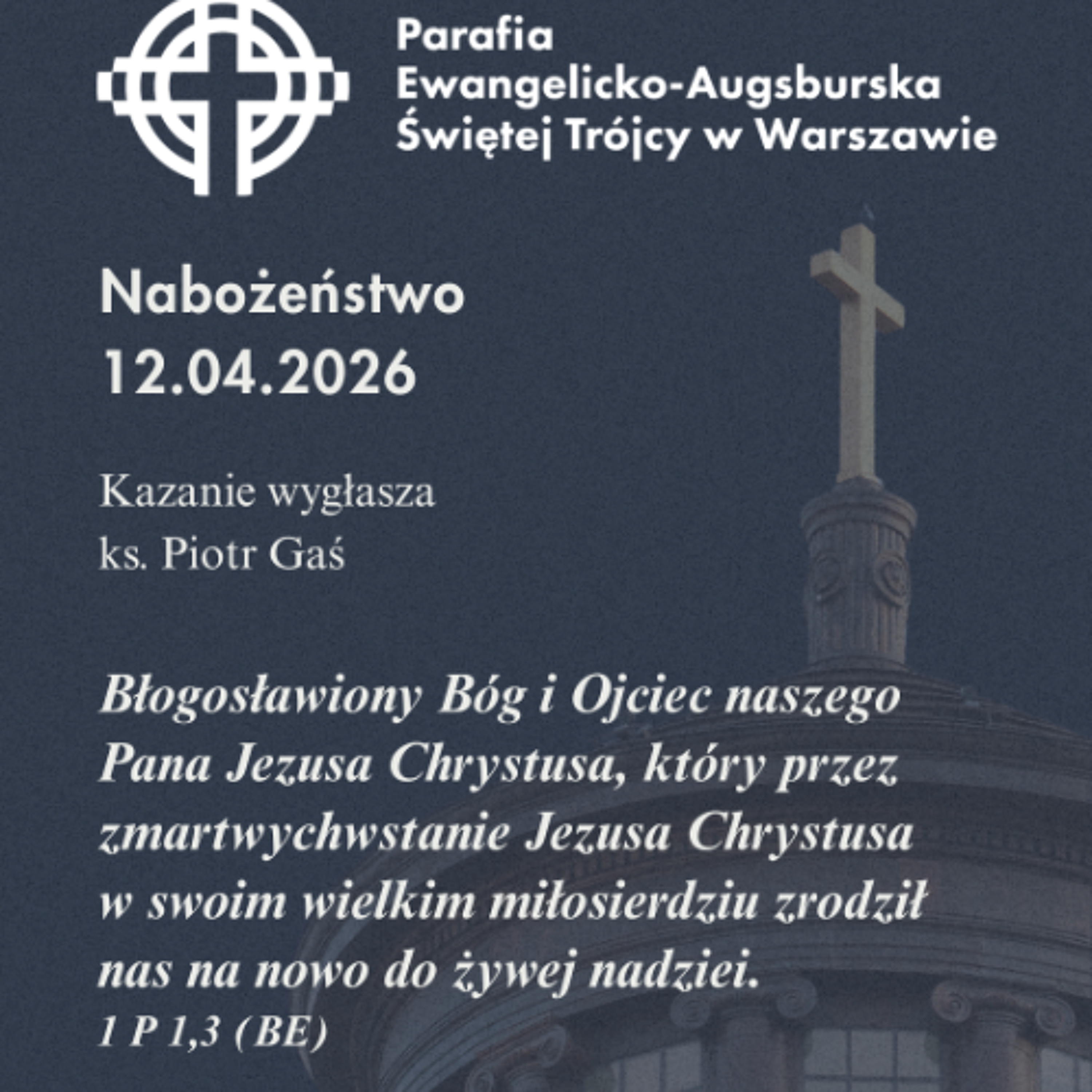 Niedziela ze Słowem, rozważanie z nabożeństwa 12 kwietnia 2026 episode artwork