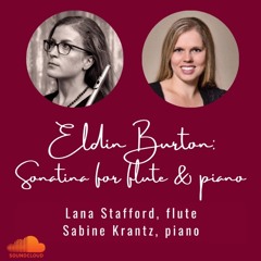 Eldin Burton: Sonatina for flute and piano – 1. Allegretto grazioso