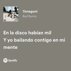 Yonaguni - Bad Bunny - Speed up