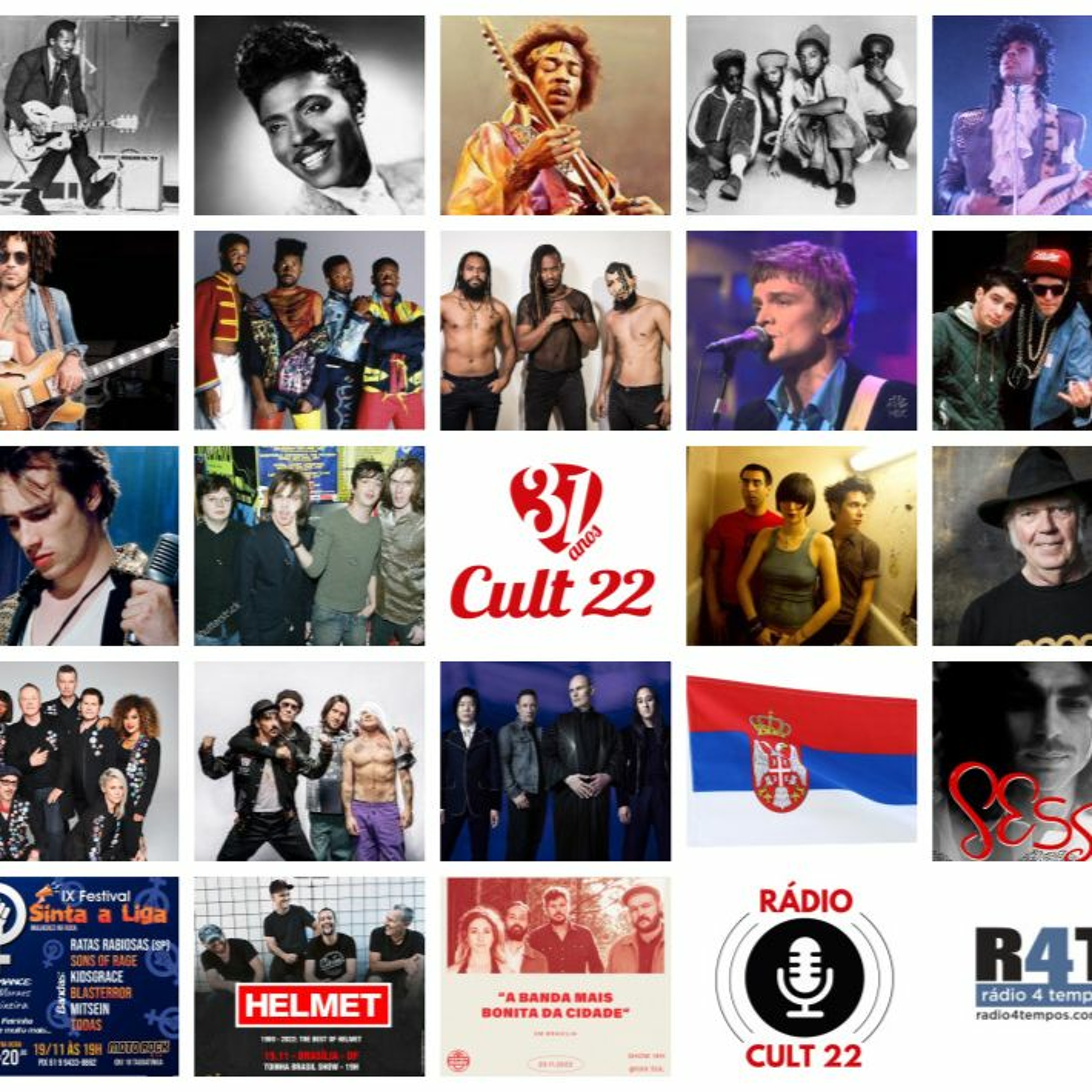 Cult 22 - Rock e Pop sem discriminação