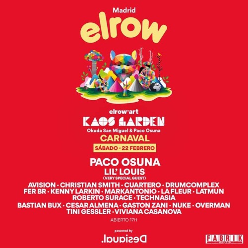 Gaston Zani @ Elrow Fabrik Madrid Carnaval 22 - 02 - 2020