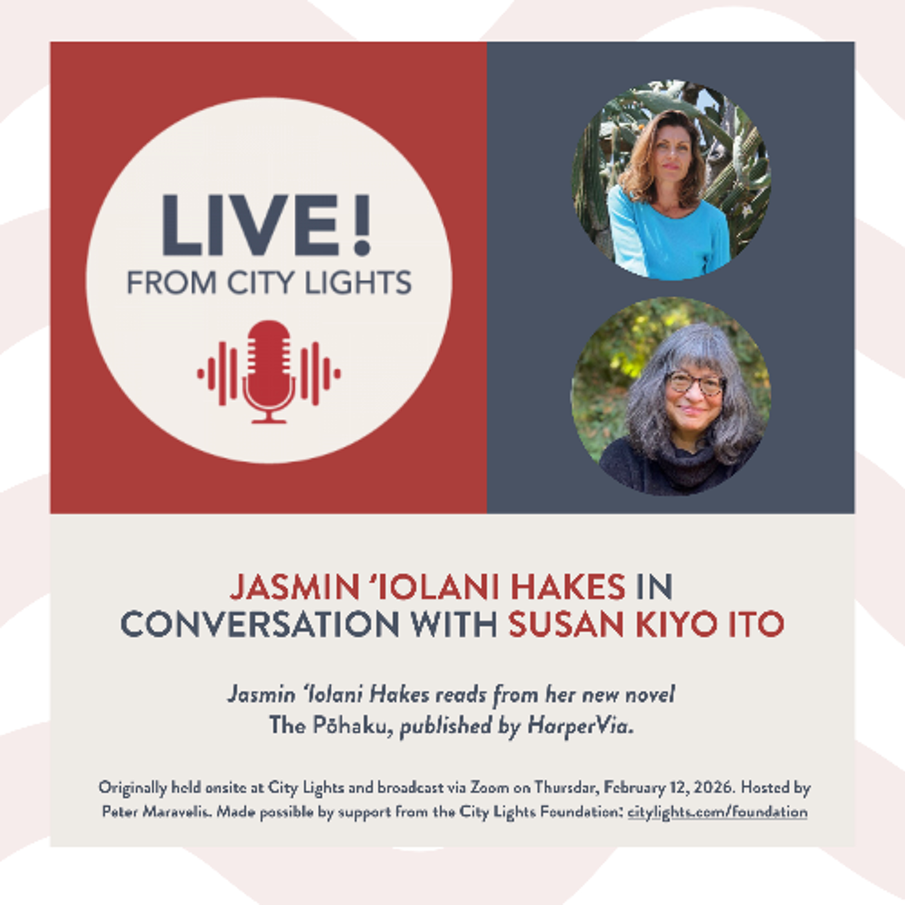 Jasmin ‘Iolani Hakes in conversation with Susan Kiyo Ito episode artwork