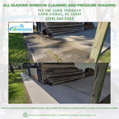 What to Do Before Pressure Washing in Cape Coral? Expert Tips From All Seasons Window Cleaning and Pressure Washing